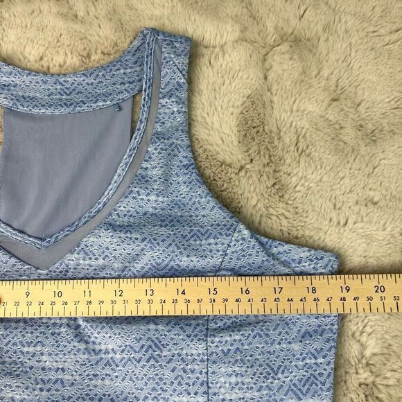 Mondetta Performance Gear Sport Travel Dress Size XL Blue Built in bra Racerback - Picture 7 of 11